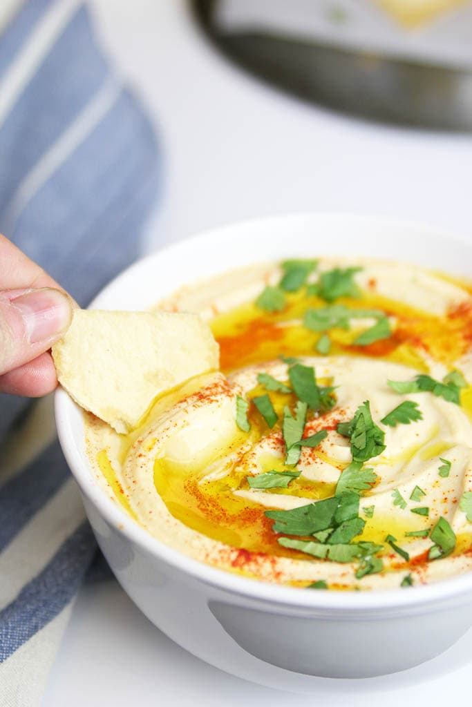 Healthy Homemade Hummus From Scratch