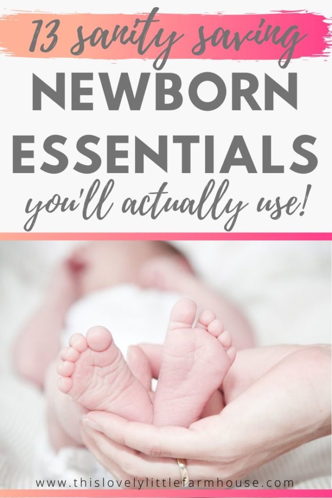 Newborn Essentials: What You REALLY Need as a First Time Mom