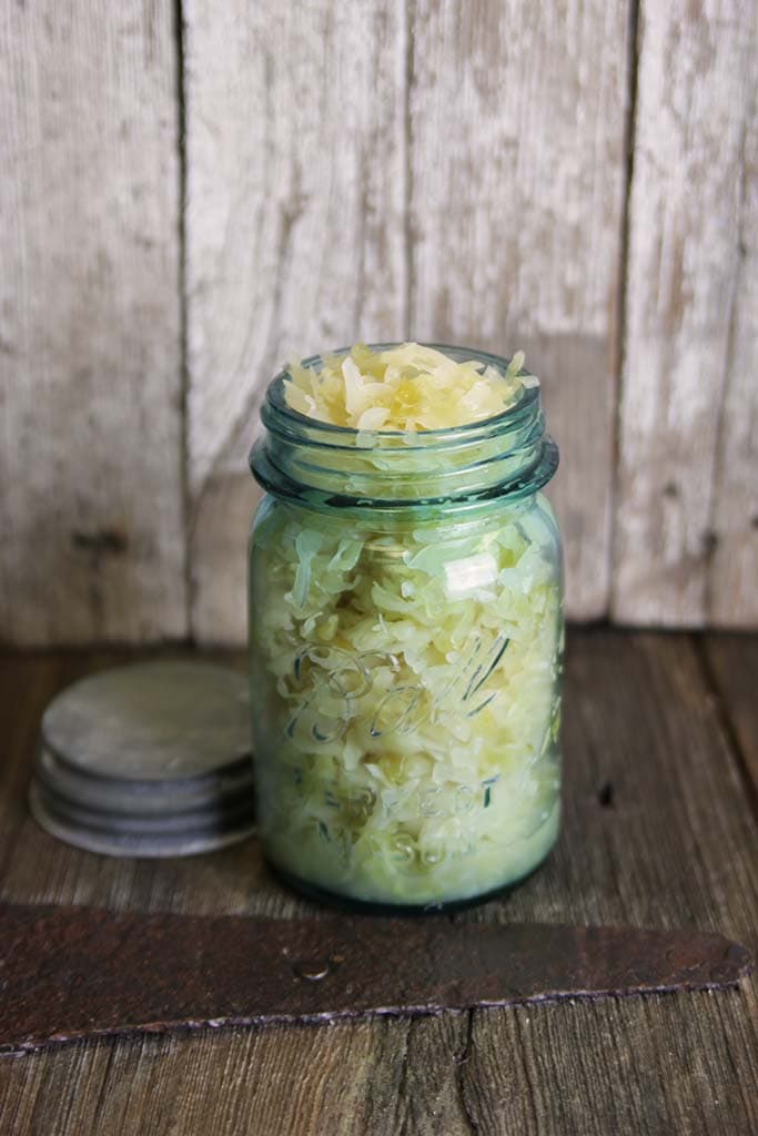 probiotic rich sauerkraut