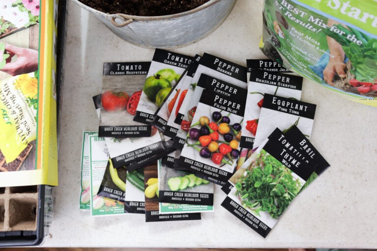 Planting An Heirloom Seed Garden - This Lovely Little Farmhouse